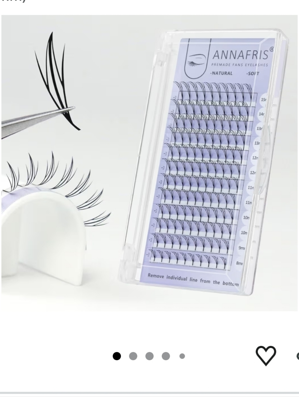 Natural Soft Premade Lash Fans 9-13mm